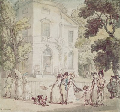 Ein Sonntagnachmittagsspaziergang von Thomas Rowlandson